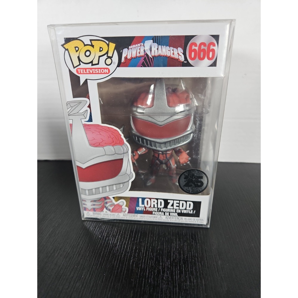 Funko Pop! Television Power Rangers Lord Zedd Vinyl Figure #666 In Protector